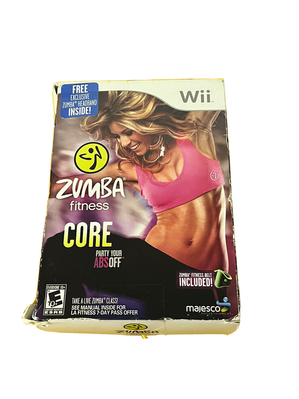 Nintendo Wii Zumba Fitness Core Factory Sealed with Belt and Box NEW